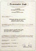 Class approval certificate 5