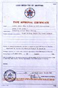 Class approval certificate 10
